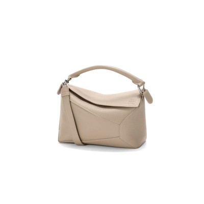 LOEWE SMALL PUZZLE EDGE BAG IN SOFT GRAINED CALFSKIN A510P60XAW (24*16.5*10.5cm)